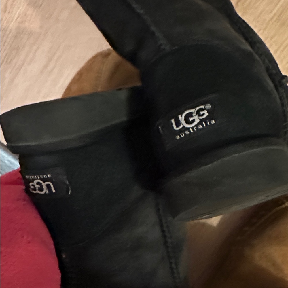 UGG Black Winter Bootsshort